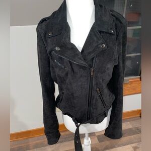 Astr faux suede jacket